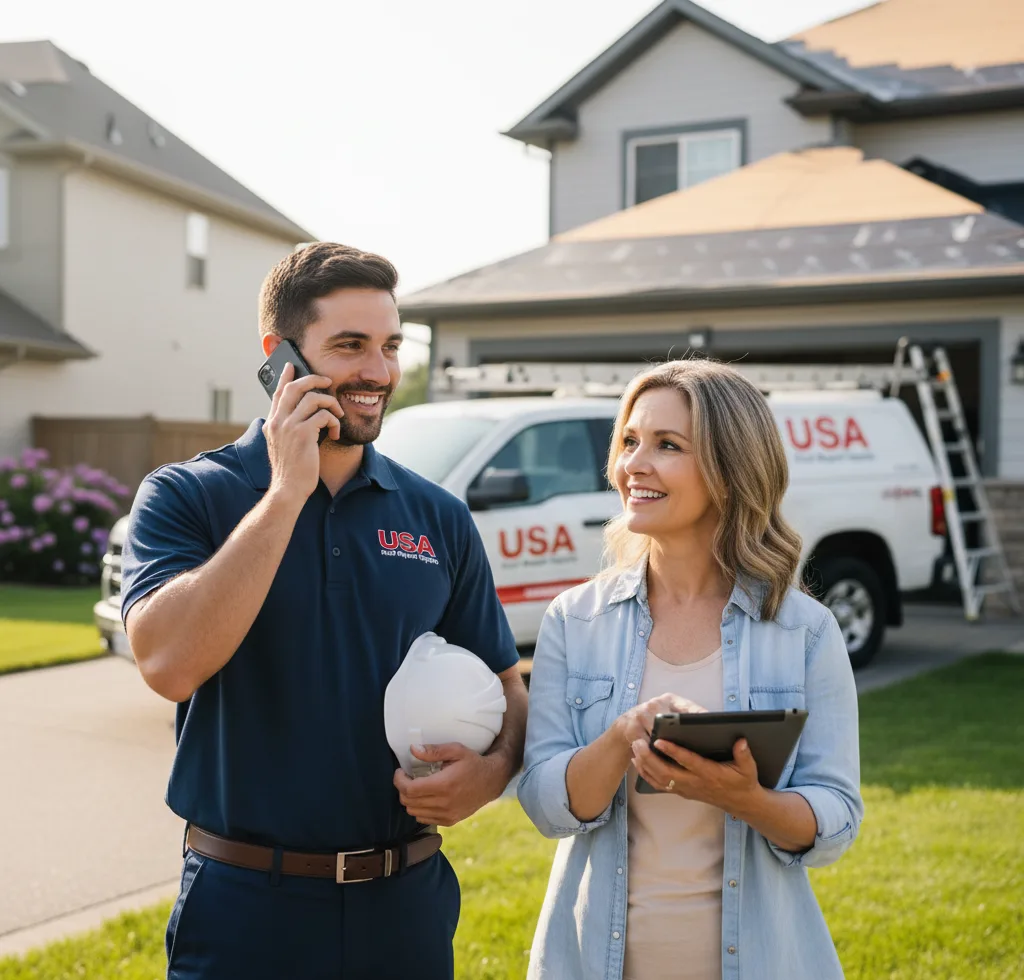 USA Roof Repair Experts customer support in Vaughn